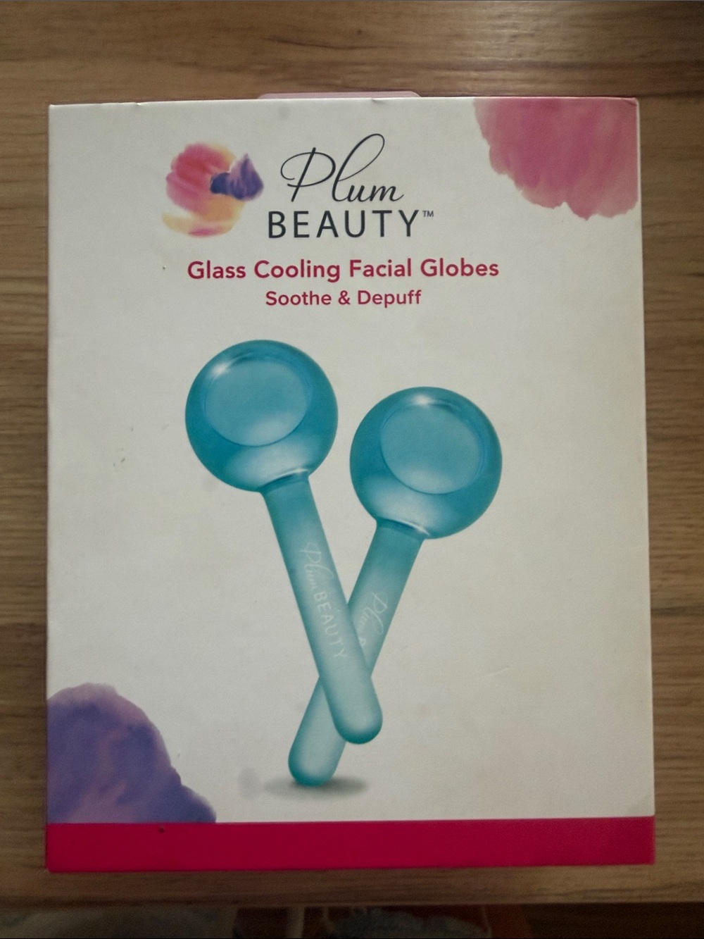 Blue Glass Cooling Facial Globes - Soothe & Depuff